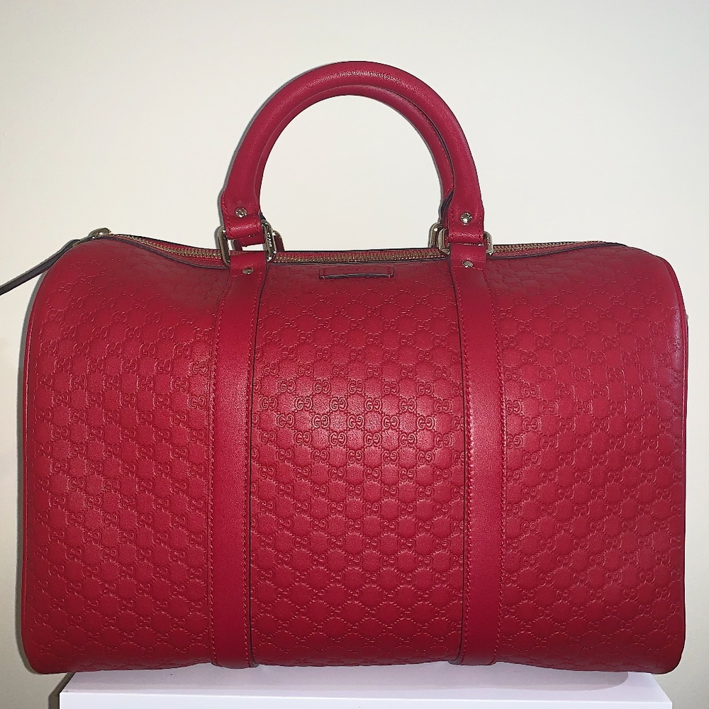 GUCCI Microguccissima Medium Joy in Boston Red